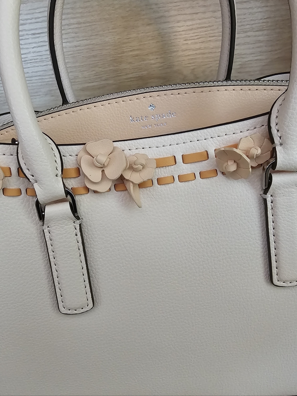 kate spade Thompson Street Floral Small Satchel Bag. - Picture 4 of 13